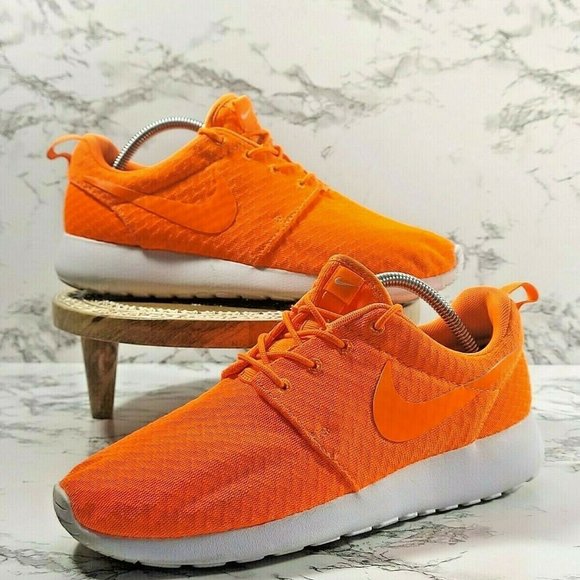 Nike Shoes - Nike Womens Roshe One 511882-881 Low Top Lace Up Orange Running Shoes Size US 8